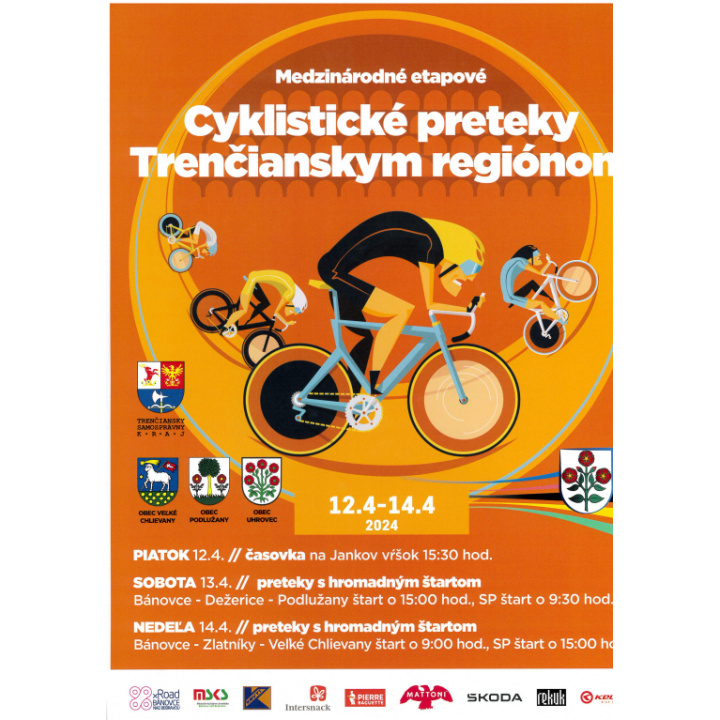 Medzinárodné etapové Cyklistické preteky Trenčianskym regiónom- OZNAM