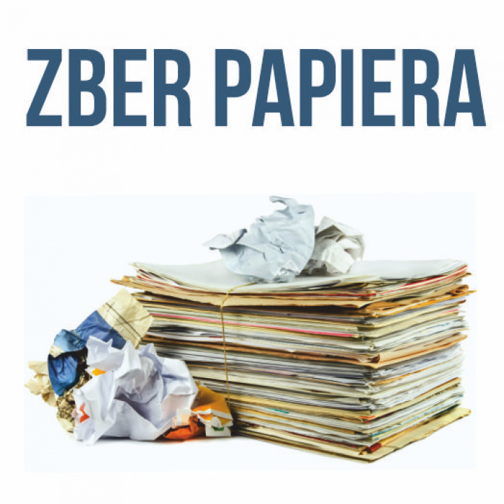 Zber papiera 7.10.2024